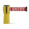 Montour Line Retractable Belt Barrier Cone Mount Yellow Case 7.5ftNoEn.Belt CP100-YW-NOENRW-75 - alternate 1